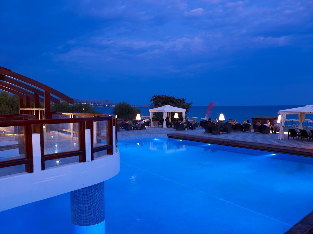 Costa Lindia Beach Lardos Restaurace fotografie
